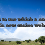 Ways to use which a number of this new casino websites