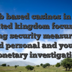 Web based casinos in the united kingdom focus on strong security measures to guard personal and you may monetary investigation