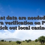 What data are needed for extra verification on Ports Stick out local casino?