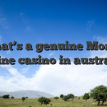 What’s a genuine Money On-line casino in australia ?