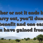 Whether or not it ends before you carry out, you’ll dump the main benefit and one earnings you have gained from it