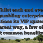 Whilst each and every gambling enterprise formations its VIP system in a different way, a few of the most common benefits are: