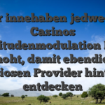 Wir innehaben jedweder Casinos amplitudenmodulation Borse erhoht, damit ebendiese seriosen Provider hinten entdecken