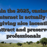 Within the 2025, casinos on the internet is actually even more giving nice incentives to attract and preserve professionals