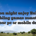 You might enjoy Zula Gambling games sometimes on your pc or mobile device