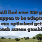 You will find over 100 games that happen to be adapted and you can optimised getting touch screen gamble
