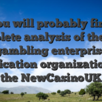 You will probably find complete analysis of the best gambling enterprise application organization on the NewCasinoUK
