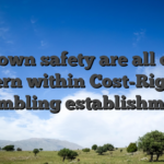 Your own safety are all of our concern within Cost-Right up Gambling establishment
