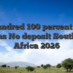 a hundred 100 percent free Spins No deposit Southern Africa 2026