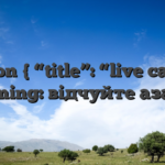 “`json { “title”: “live casino gaming: відчуйте азарт