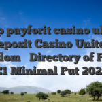 £step payforit casino uk one Deposit Casino United kingdom ️ Directory of Finest £1 Minimal Put 2026