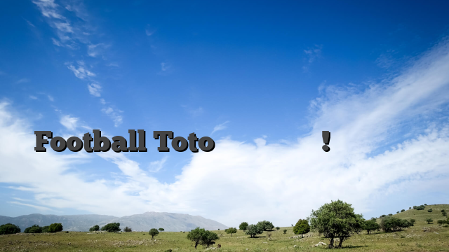 Παρουσίαση της επίσημης ιστοσελίδας του Football Toto Κάντε το τώρα! Ιστοσελίδα