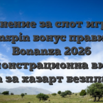 Мнение за слот игра hitnspin бонус правила Bonanza 2026 Демонстрационна видео игра за хазарт безплатно