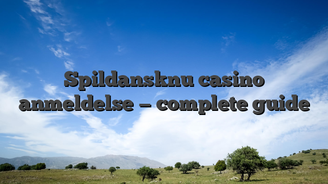 Spildansknu casino anmeldelse — complete guide