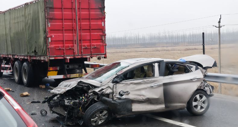 Truck Wreck in Houston