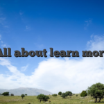 All about learn more