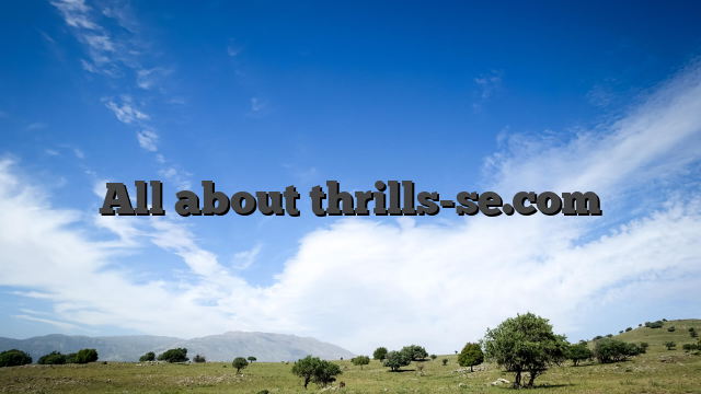 All about thrills-se.com