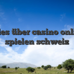 Alles über casino online spielen schweiz