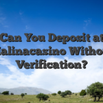 Can You Deposit at Malinacasino Without Verification?