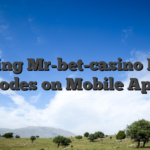 Entering Mr-bet-casino Bonus Codes on Mobile App