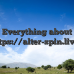 Everything about https://alter-spin.live/
