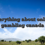Everything about online gambling canada