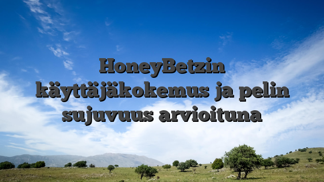 HoneyBetzin käyttäjäkokemus ja pelin sujuvuus arvioituna