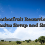 Hothotfruit Recurring Deposits: Setup and Safety