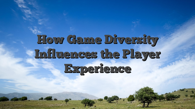 How Game Diversity Influences the Player Experience