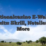 Nationalcasino E-Wallet Deposits: Skrill, Neteller, and More