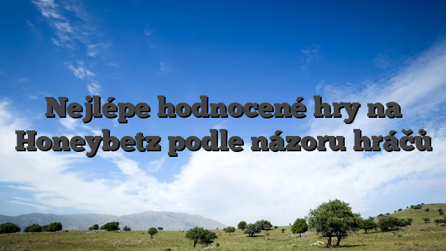 Nejlépe hodnocené hry na Honeybetz podle názoru hráčů