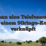 Wie man eine Telefonnummer mit einem 5Gringo-Konto verknüpft