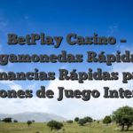 BetPlay Casino – Tragamonedas Rápidas y Ganancias Rápidas para Sesiones de Juego Intensas