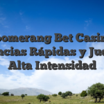 Boomerang Bet Casino: Ganancias Rápidas y Juego de Alta Intensidad