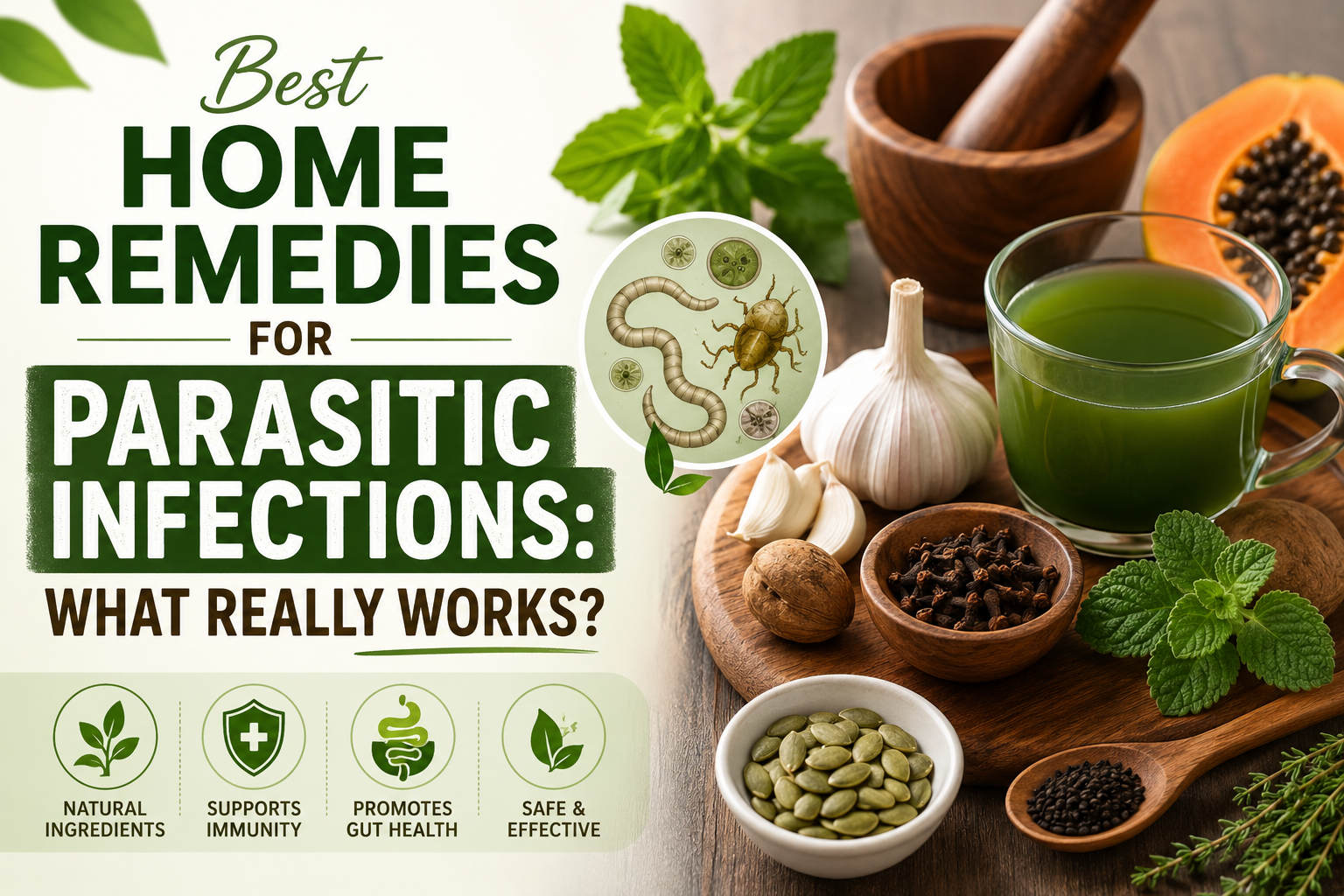 Best Home Remedies for Parasitic Infections: What Really Works?