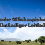 Deutsche Glücksspielseite — vollständiger Leitfaden