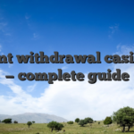 Instant withdrawal casino au — complete guide