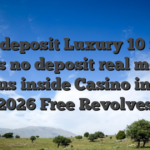 No-deposit Luxury 10 free spins no deposit real money Bonus inside Casino inside 2026 Free Revolves