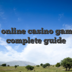 Top online casino games — complete guide
