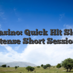 U88 Casino: Quick‑Hit Slots for Intense Short Sessions