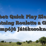 Unibet: Quick‑Play Slots & Lightning Roulette a Gyors Tempójú Játékosoknak