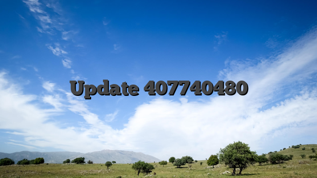 Update 407740480
