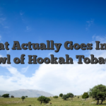 What Actually Goes Into a Bowl of Hookah Tobacco