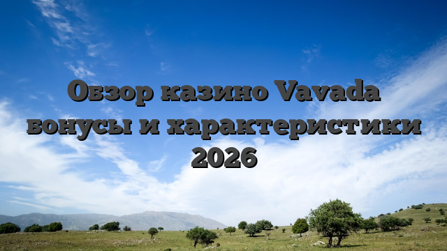 Обзор казино Vavada бонусы и характеристики 2026
