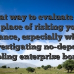 A great way to evaluate a site in place of risking your finance, especially when investigating no-deposit gambling enterprise bonuses