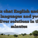 Agents chat English and some other languages and you may deliver solutions in this minutes