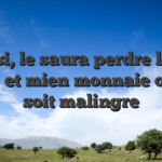 Ainsi, le saura perdre leurs gains et mien monnaie ouvert soit malingre