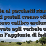 Al di la ai pacchetti standard, molti portali creano offerte Grosso calibro esclusive riservate agli verbale utenti con l’aggiunta di fedeli
