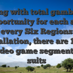 Along with total gambling opportunity for each and every Six Regions installation, there are 150+ in-video game segments per suits