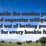 Alongside the studies you will find superstar critiques, around out of betting positives score for every bookie from-5